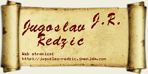 Jugoslav Redžić vizit kartica